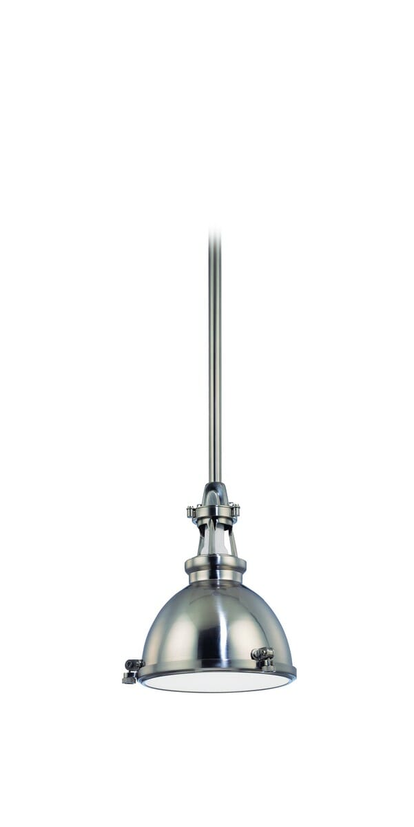 Hudson Valley Massena 11" Pendant Light in Satin Nickel