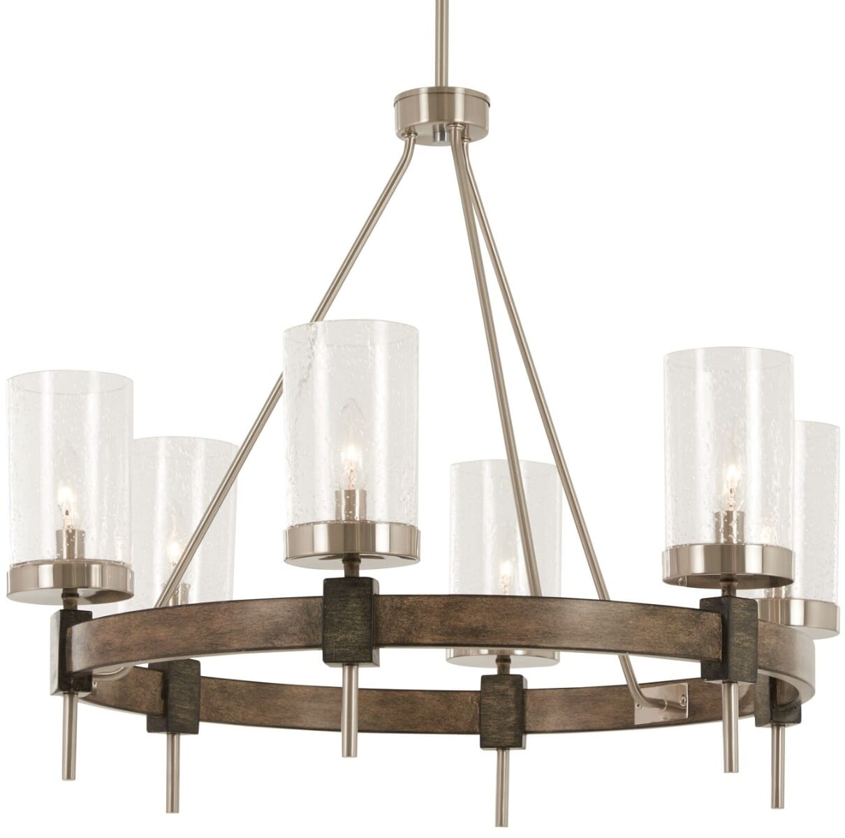 Minka Lavery Bridlewood 6-Light Chandelier in Stone Grey