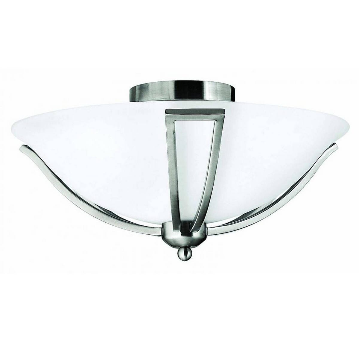 Hinkley Bolla 1-Light LED Ceiling Light in Brushed Nickel