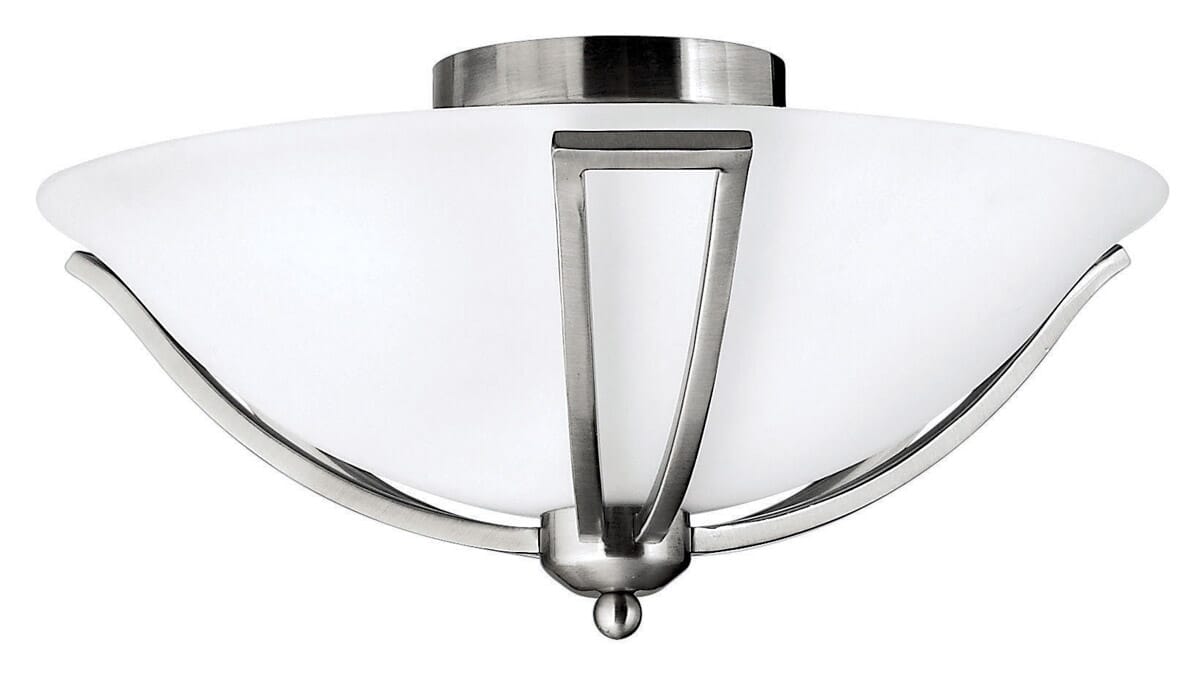Hinkley Bolla 2-Light Ceiling Light in Brushed Nickel