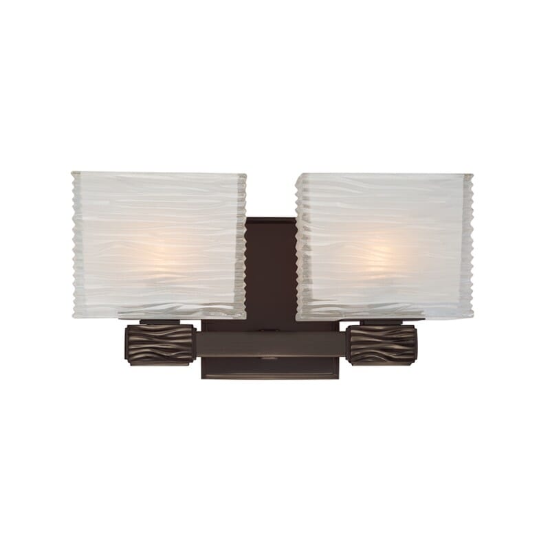 Hudson Valley Hartsdale 2-Light 12" Bathroom Vanity Light in Old Bronze