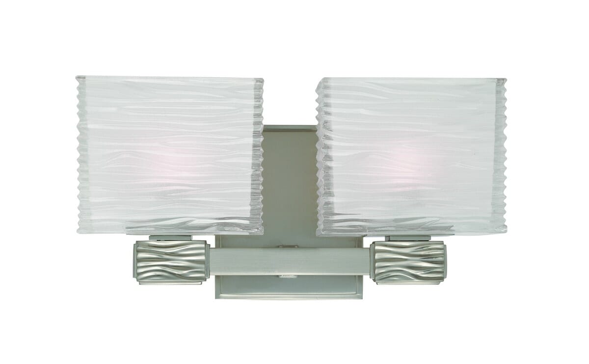 Hudson Valley Hartsdale 2-Light 12" Bathroom Vanity Light in Satin Nickel