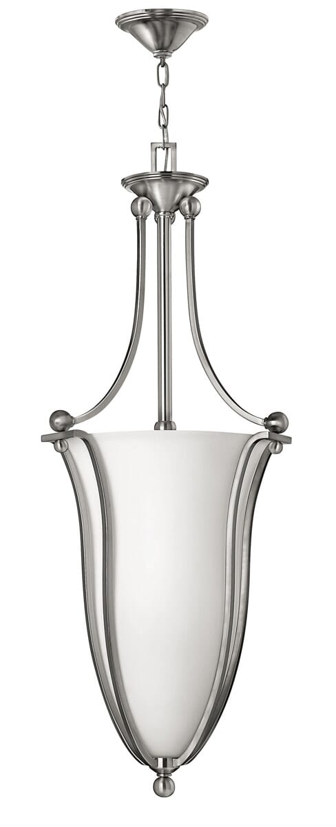 Hinkley Bolla 6-Light Inverted Pendant in Brushed Nickel