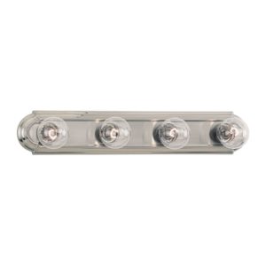 Sea Gull De-Lovely 4-Light 24" Bathroom Vanity Light in Brushed Nickel