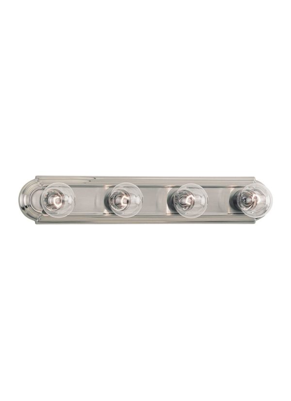 Sea Gull De-Lovely 4-Light 24" Bathroom Vanity Light in Brushed Nickel