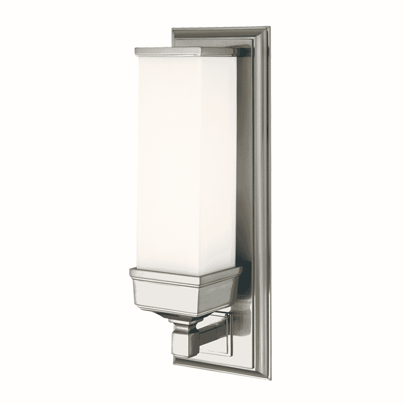 Hudson Valley Everett 14" Wall Sconce in Polished Nickel