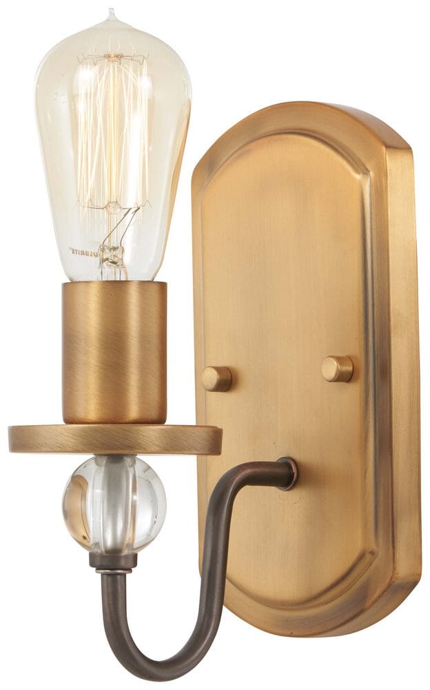 Minka Lavery Safra Bathroom Wall Sconce in Harvard Court Bronze