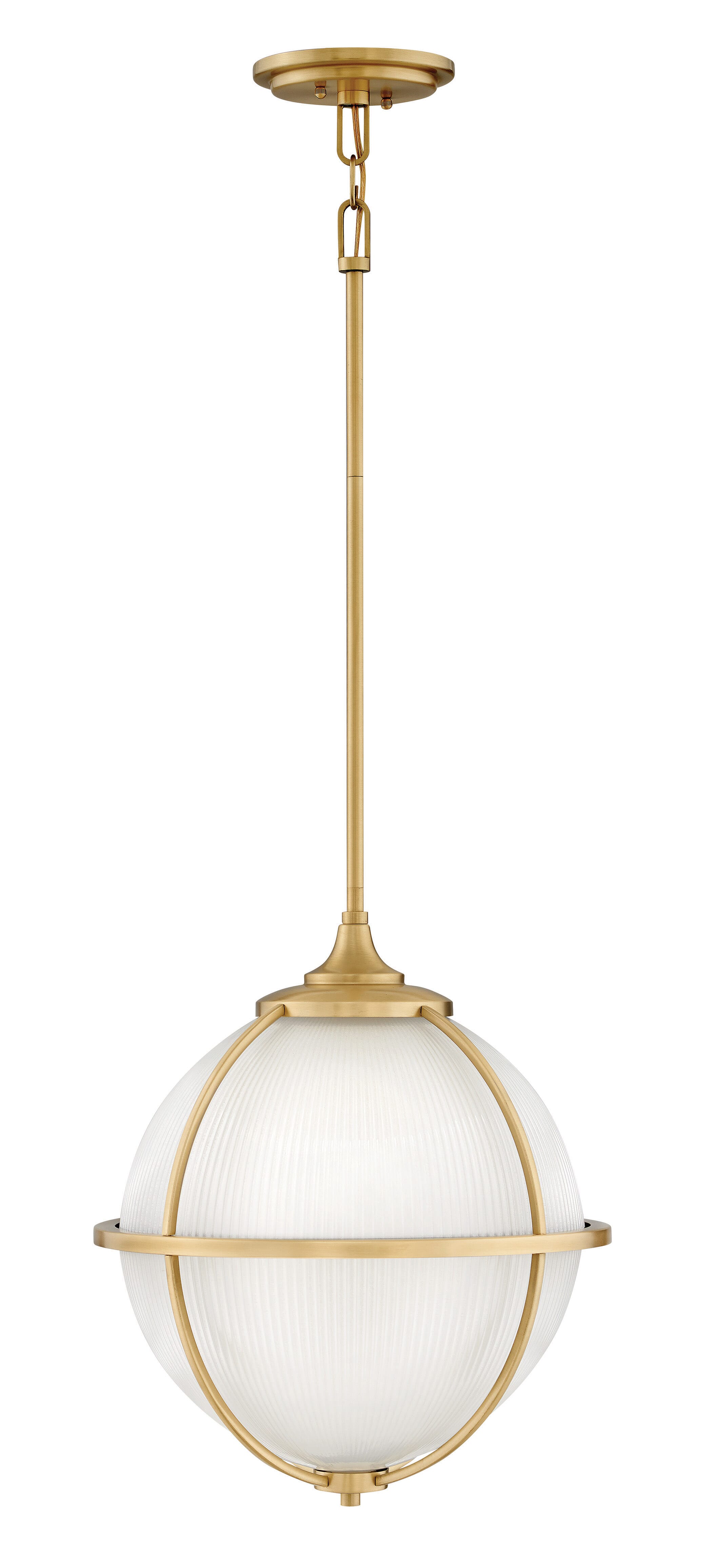 Hinkley Odeon 3-Light Pendant in Satin Brass