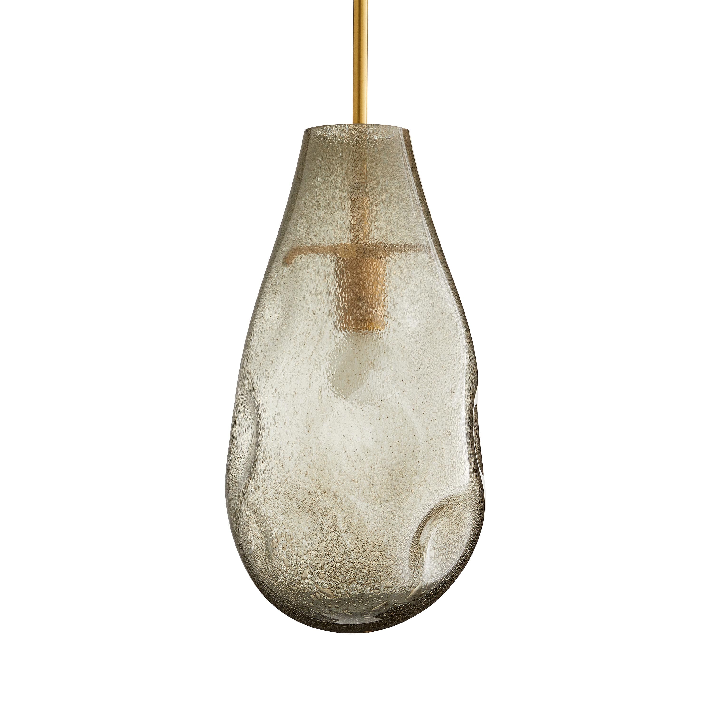 Arteriors Waterford Glass Pendant Light in Thistle