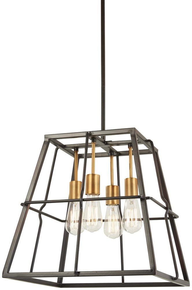 Minka Lavery Keeley Calle 4-Light Pendant Light in Painted Bronze