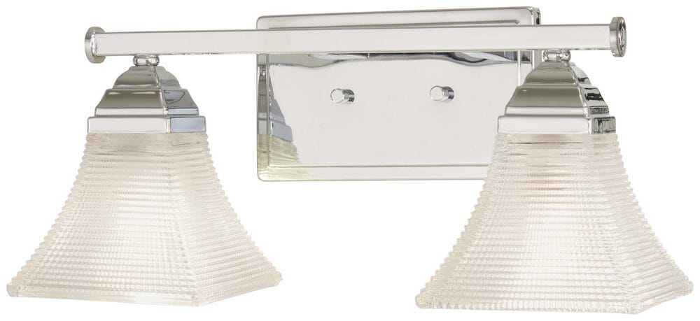 Minka Lavery Conspire 2-Light 17" Bathroom Vanity Light in Chrome