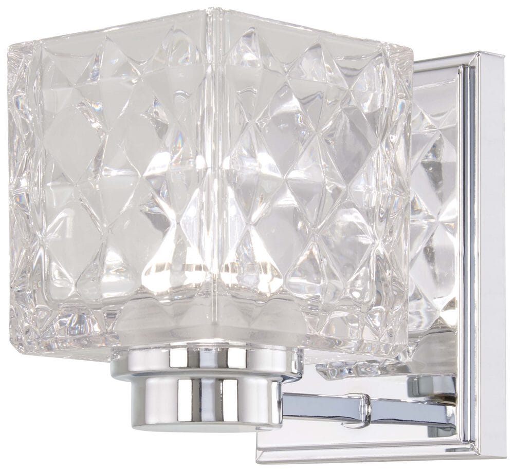 Minka Lavery Glorietta Bathroom Wall Sconce in Chrome