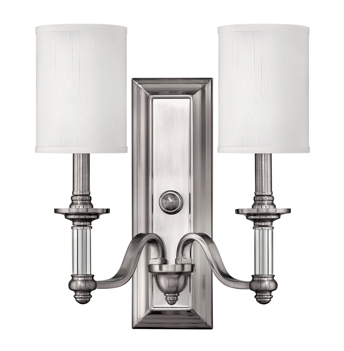 Hinkley Sussex 2-Light Sconce in Brushed Nickel