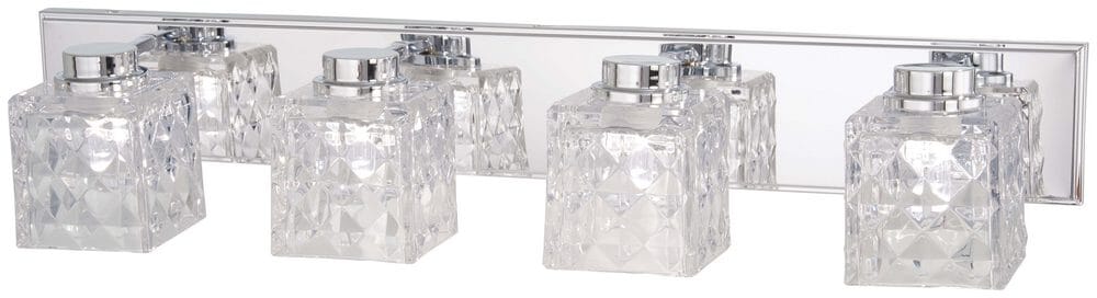 Minka Lavery Glorietta 4-Light Bathroom Vanity Light in Chrome