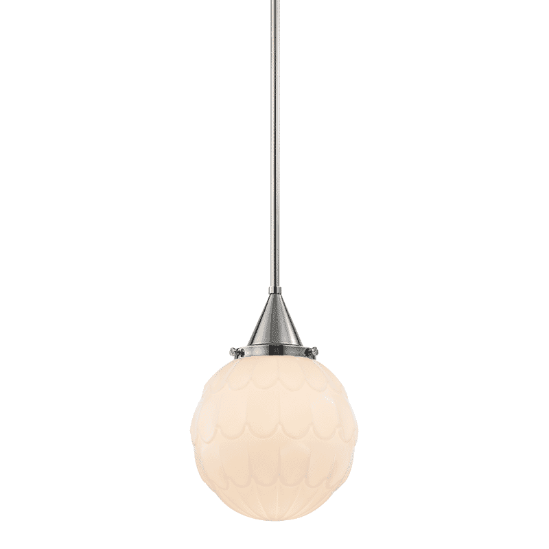 Hudson Valley Tybalt 13" Pendant Light in Polished Nickel