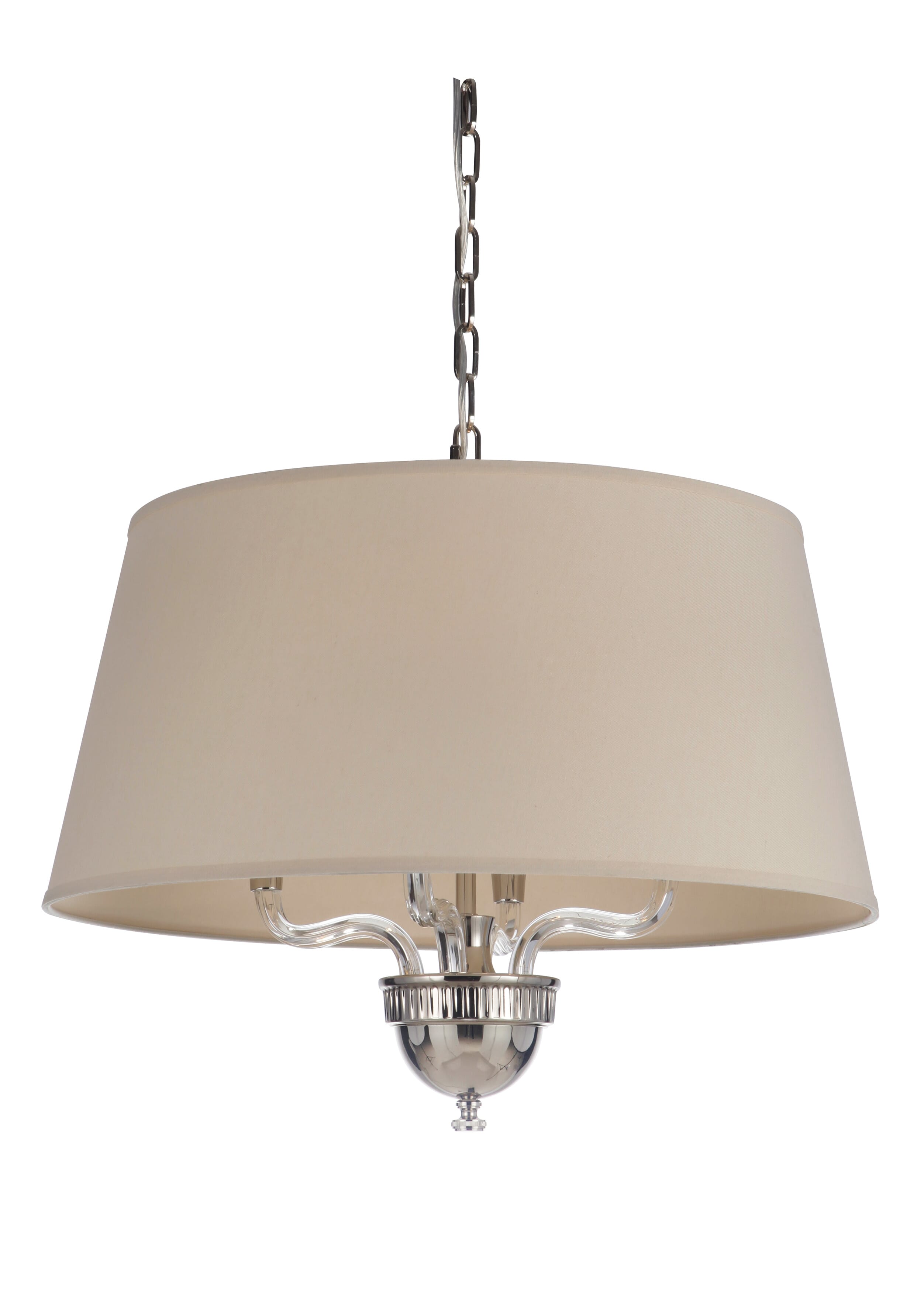 Craftmade Gallery Deran 4-Light 25" Pendant Light in Polished Nickel