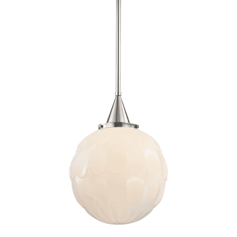 Hudson Valley Tybalt 20" Pendant Light in Polished Nickel