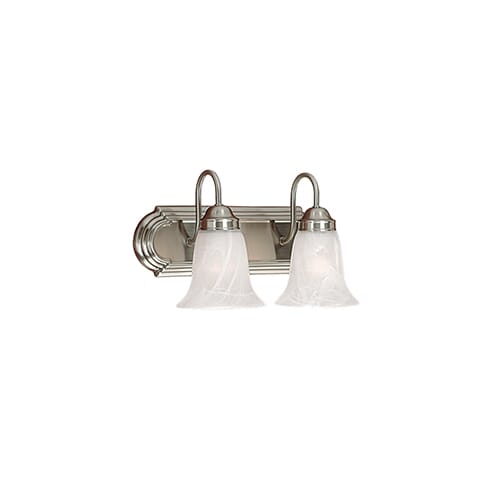 Millennium Lighting 400 Series 2-Light Bathroom Vanity Light in Satin Nickel