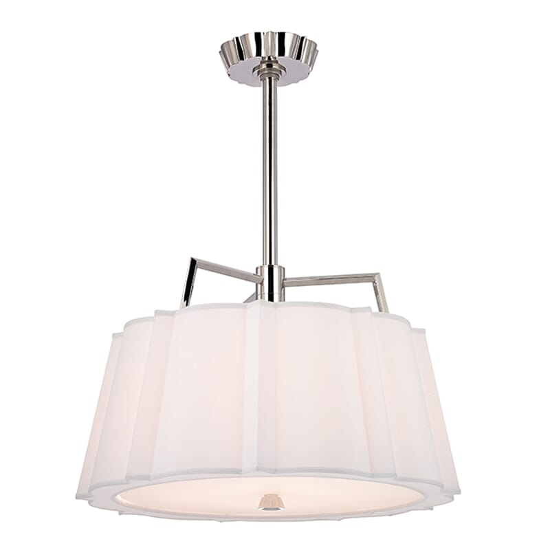 Hudson Valley Humphrey 4-Light 20" Pendant Light in Polished Nickel