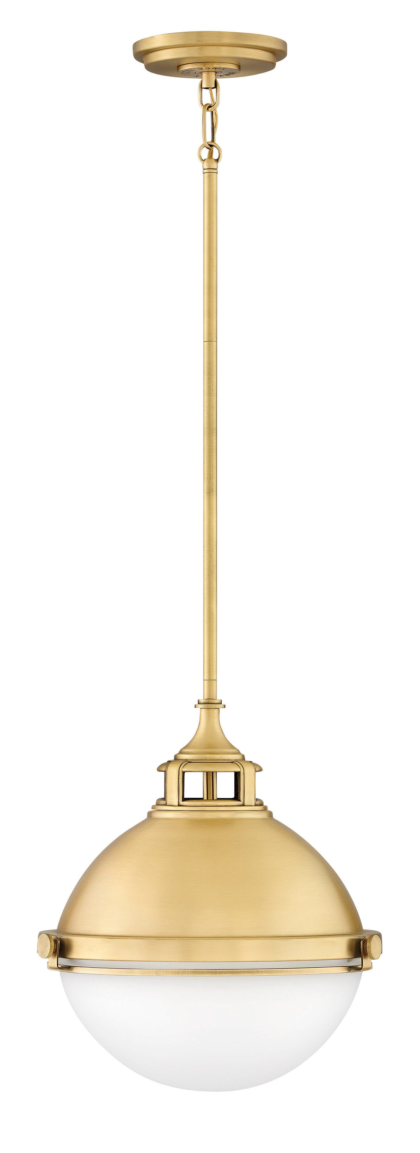 Hinkley Fletcher 13.5" Chic Pendant in Satin Brass