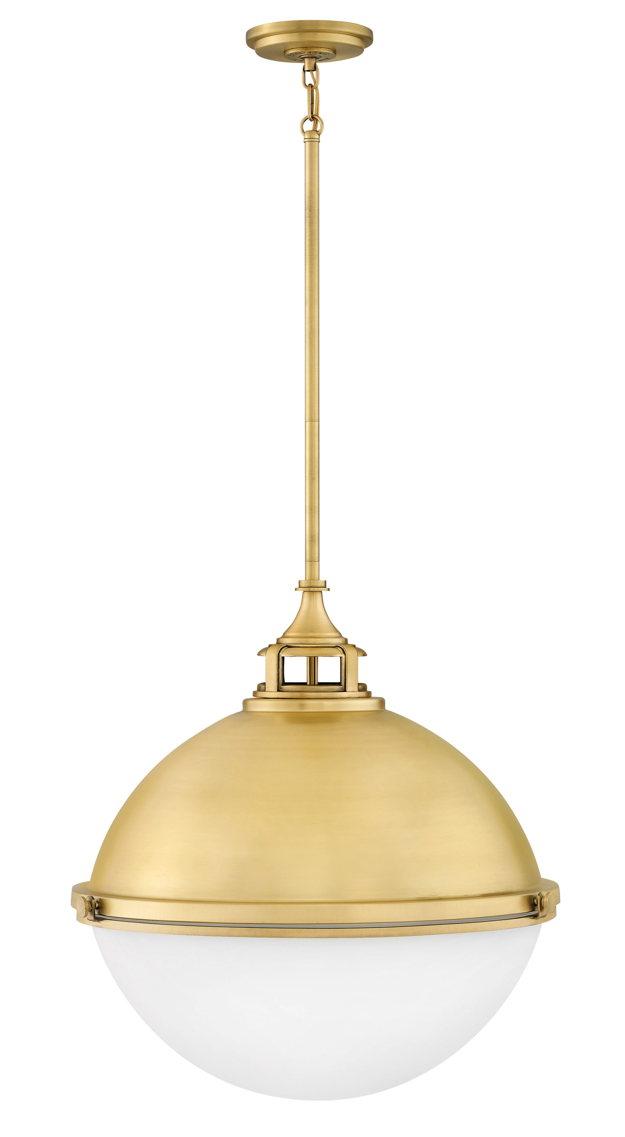 Hinkley Fletcher 3-Light Pendant in Satin Brass