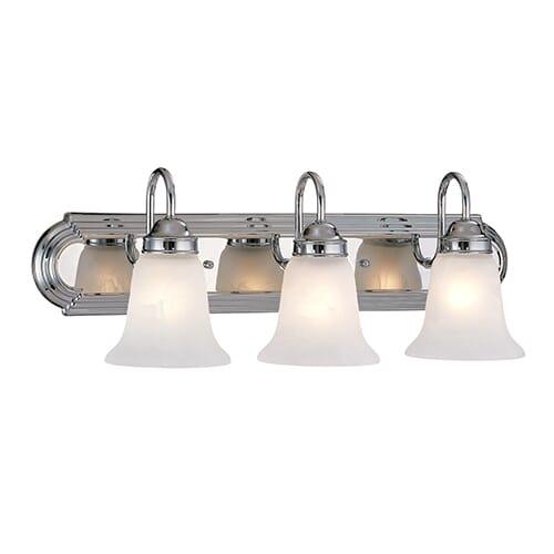 Millennium Lighting 400 Series 3-Light Bathroom Vanity Light in Chrome