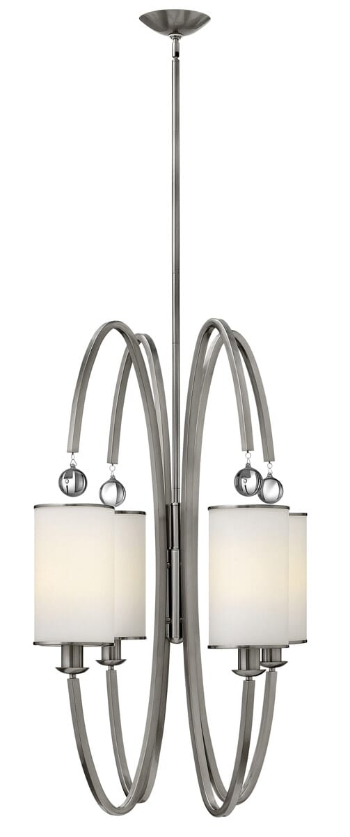 Hinkley Monaco 4-Light Ceiling Pendant in Brushed Nickel