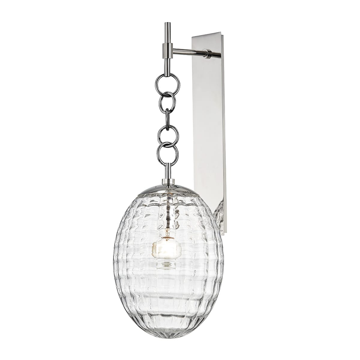 Hudson Valley Venice Wall Sconce in Polished Nickel