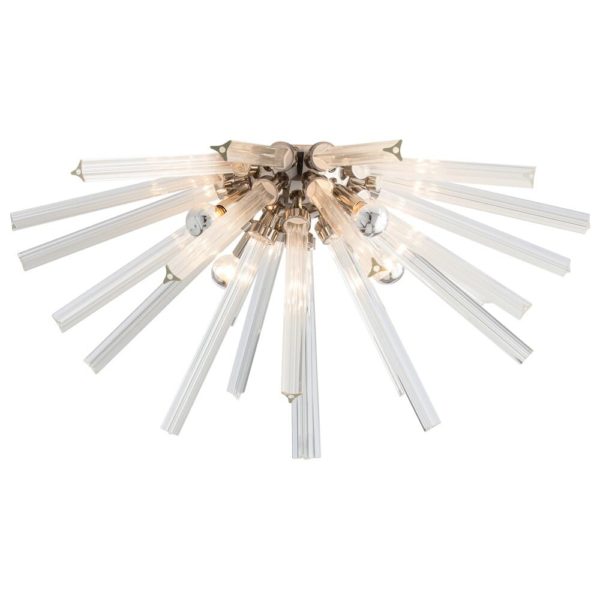 Arteriors Hanley 30" 4-Light Flush Ceiling Light in Polished Nickel