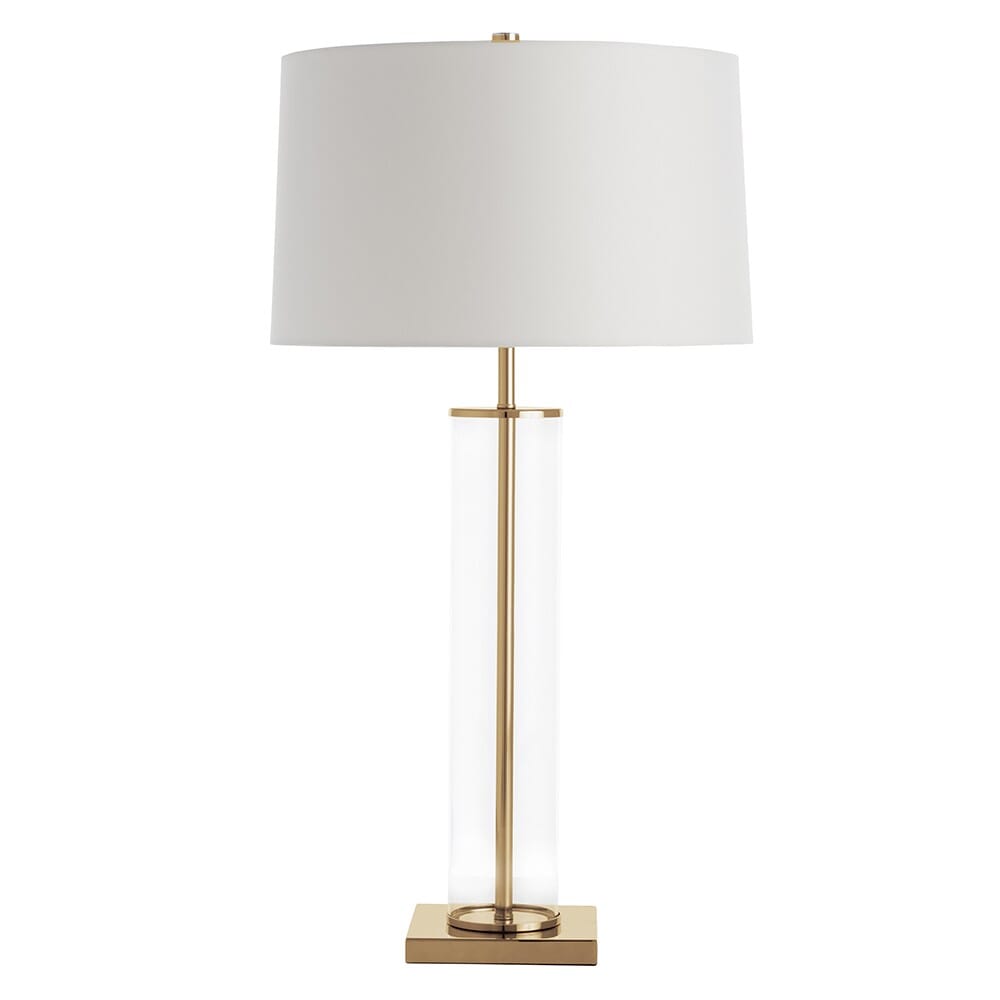 Arteriors Norman 32" Table Lamp in Clear Glass