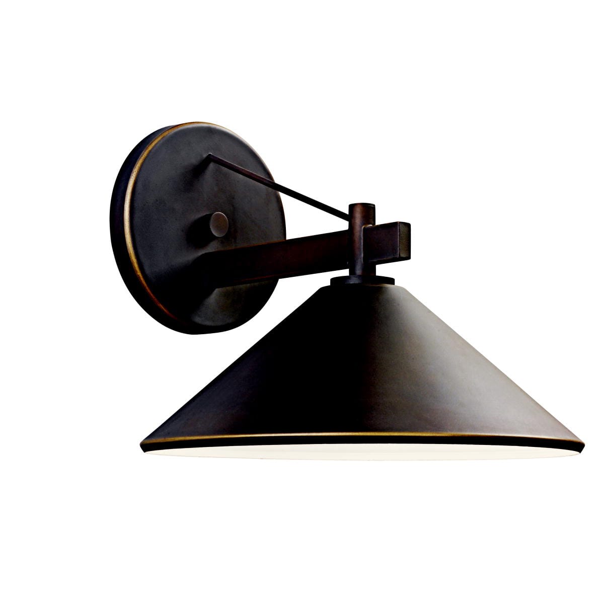 Kichler Ripley 1-Light 10" Outdoor XLarge Wall in Olde Bronze