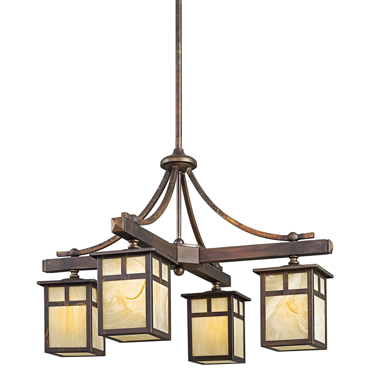 Kichler Alameda 4-Light Outdoor Chandelier in Canyon View