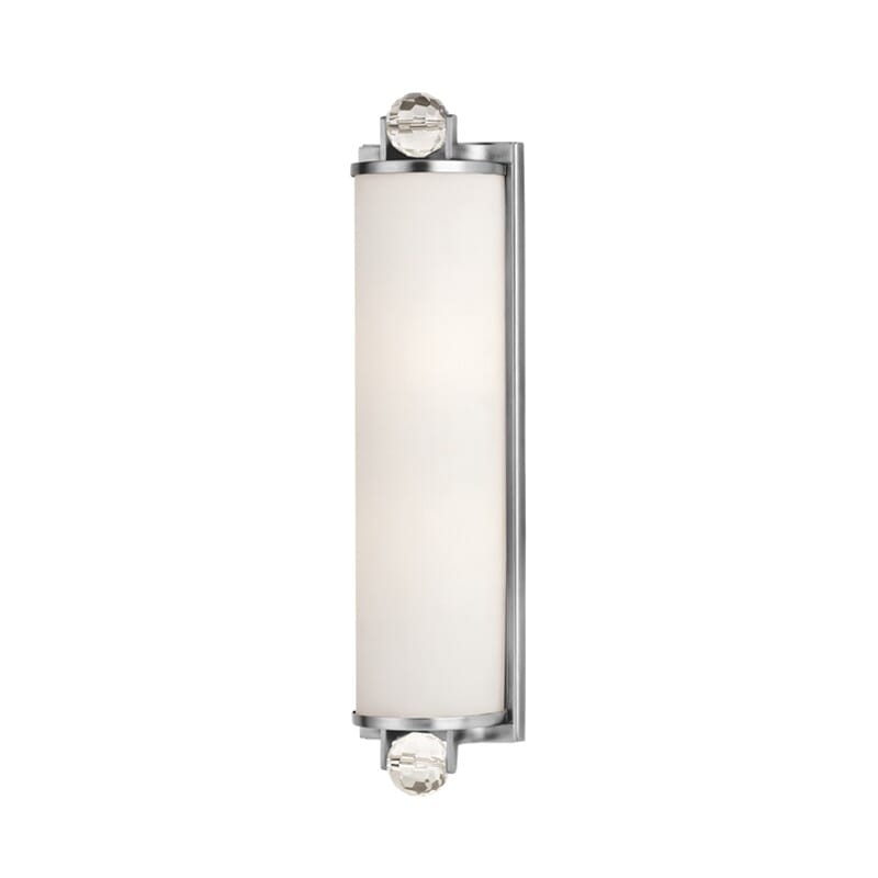 Hudson Valley Prescott 2-Light 5" Bathroom Vanity Light in Polished Nickel