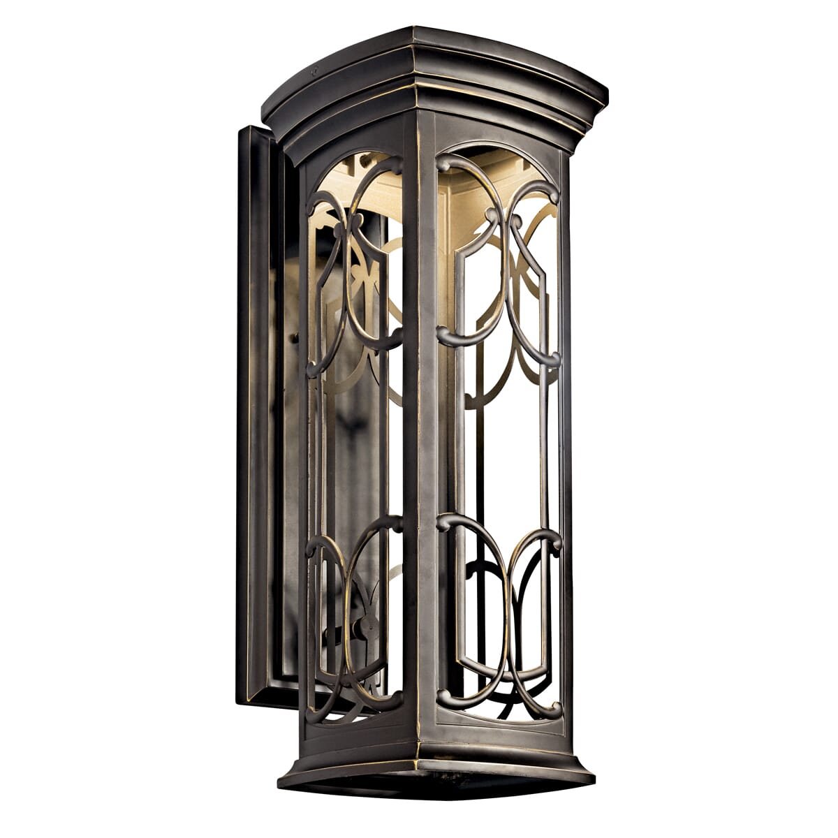 Kichler Franceasi 22" LED Outdoor Medium Wall in Olde Bronze