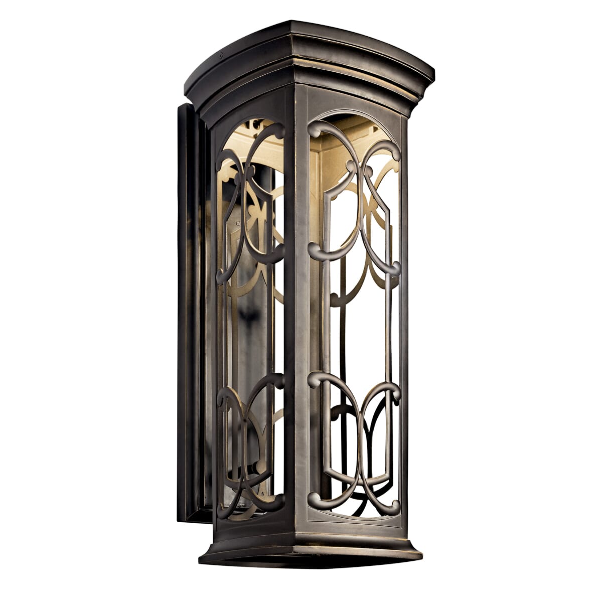 Kichler Franceasi 25" LED Outdoor XLarge Wall in Olde Bronze