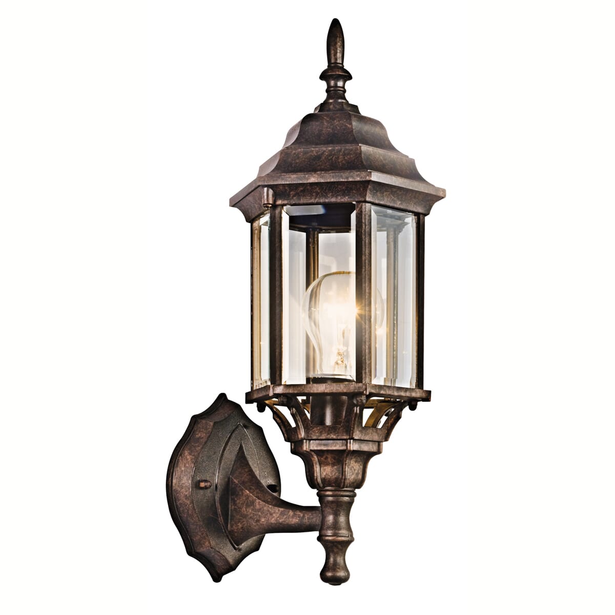 Kichler Chesapeake 17" Outdoor Wall Sconce in Tannery Bronze