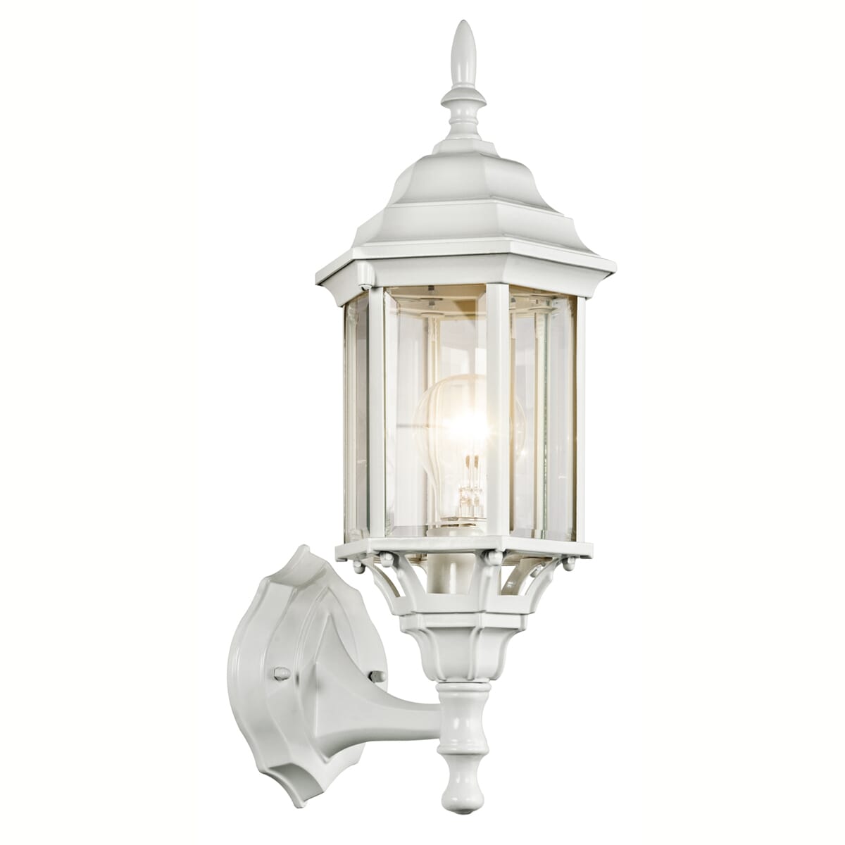 Kichler Chesapeake 1-Light 17" Small Outdoor Wall in White