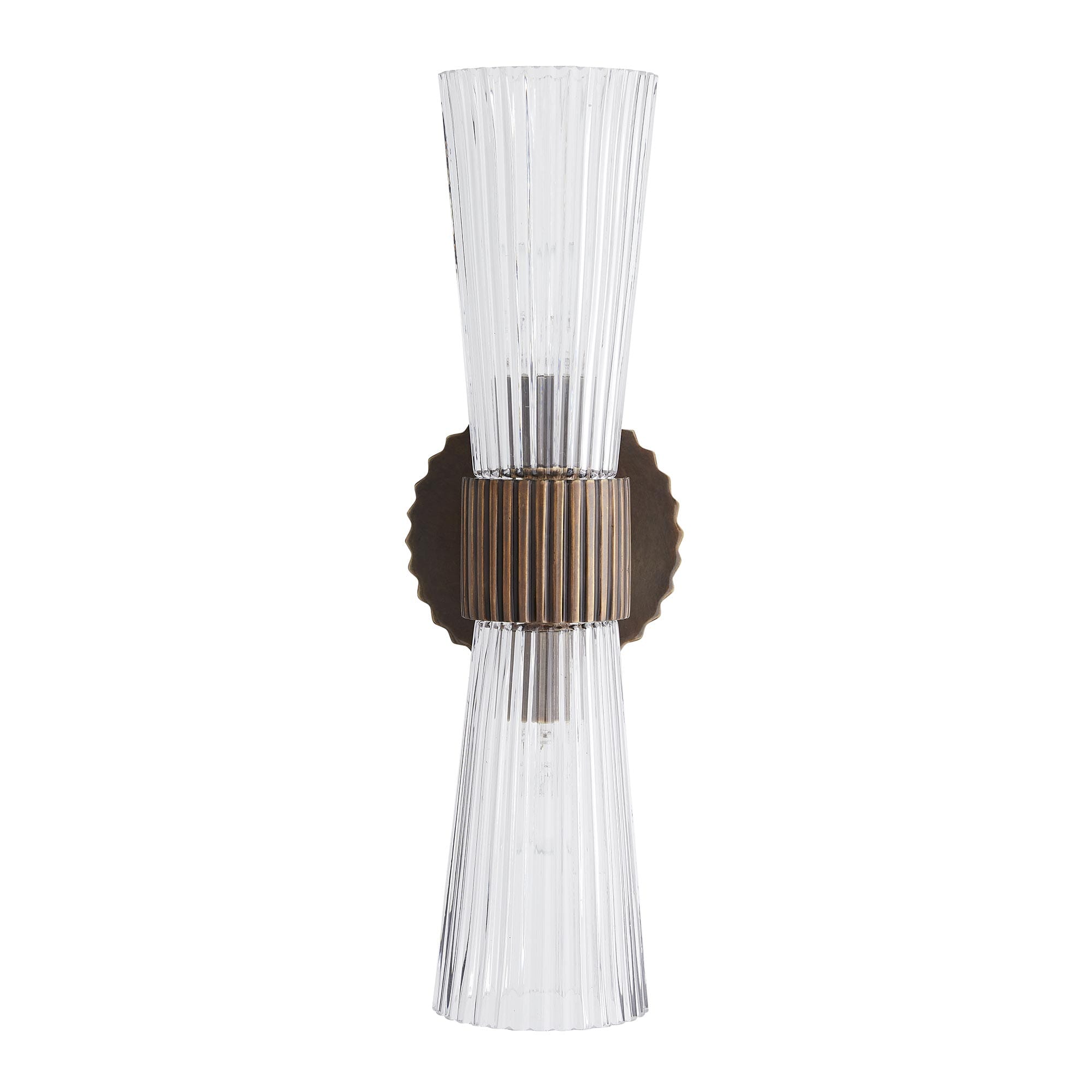 Arteriors Whittier Tuxedo Wall Sconce in Heritage Brass