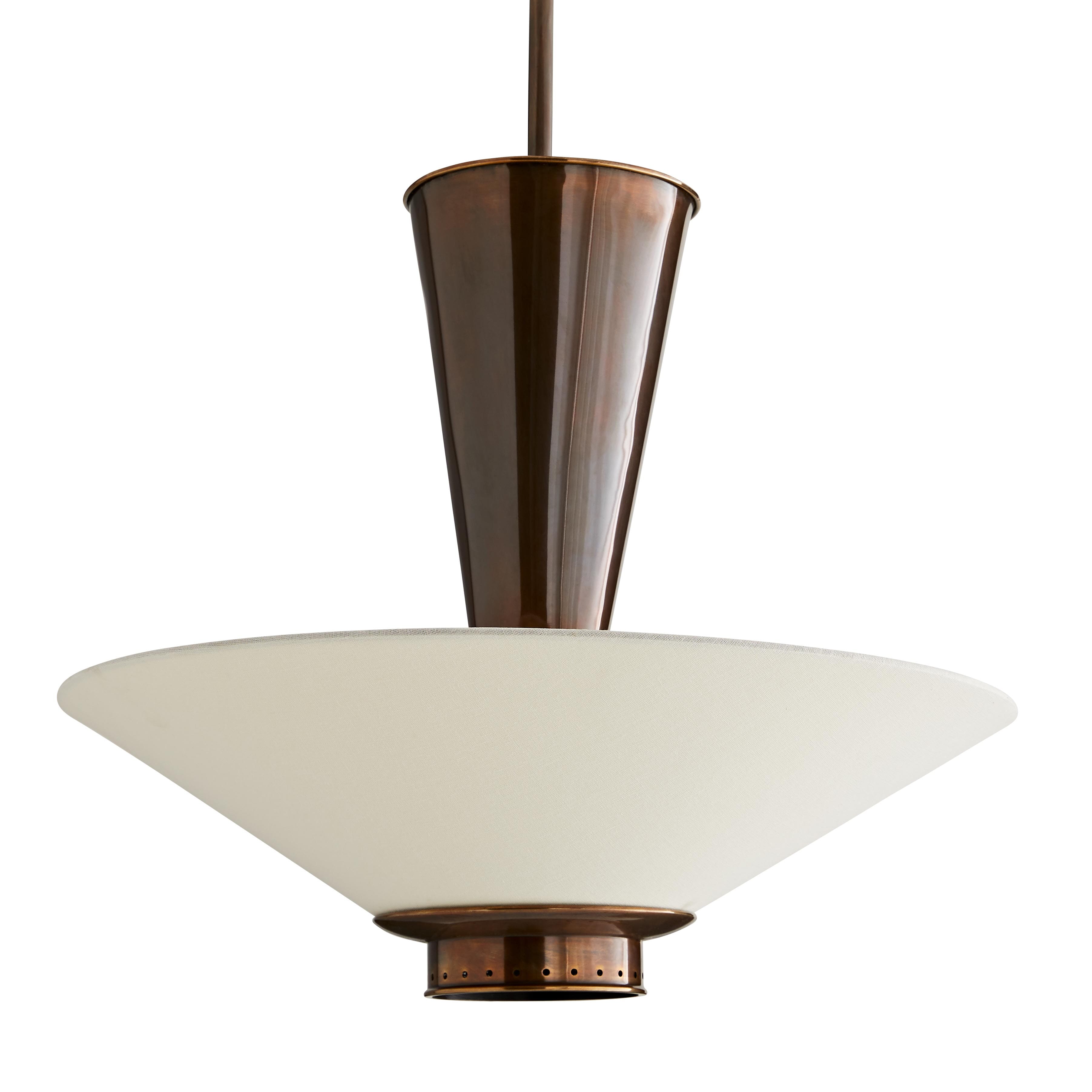 Arteriors Tavoli Pendant Light in Heritage Brass