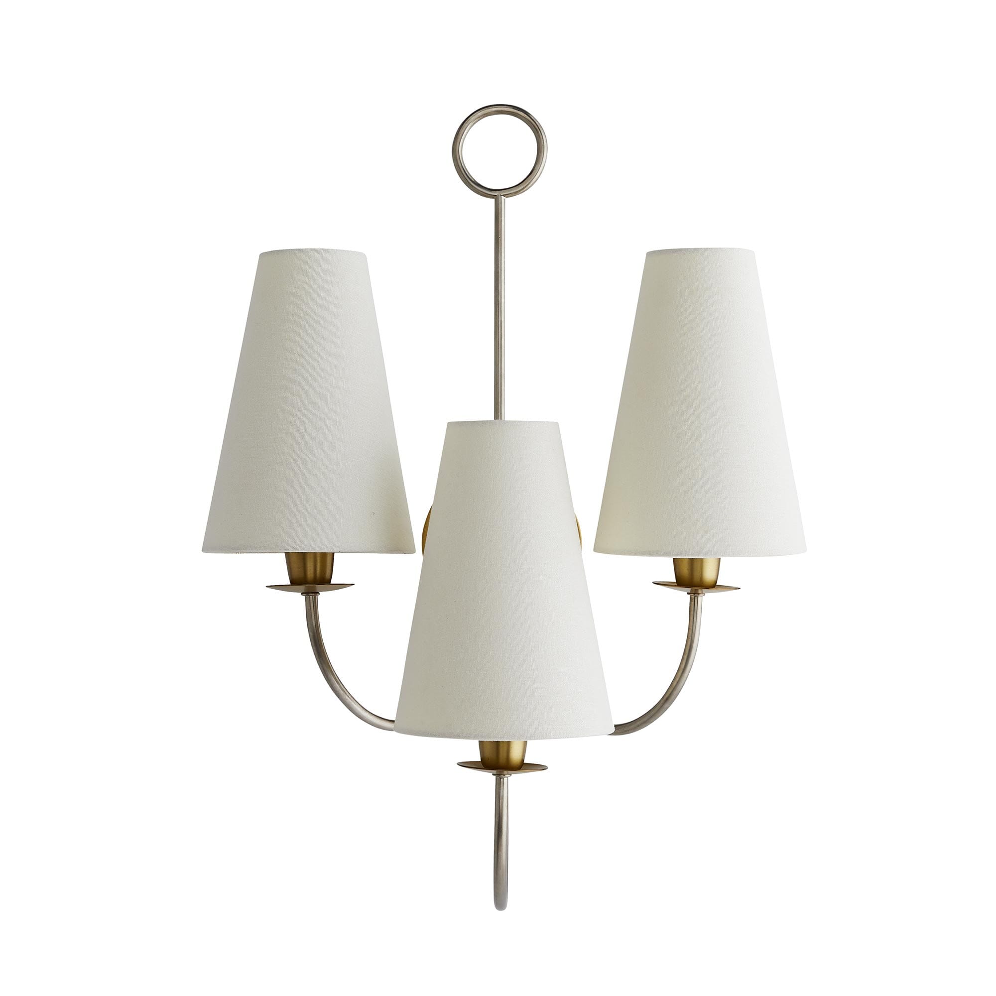 Arteriors Toya Wall Sconce in Vintage Silver