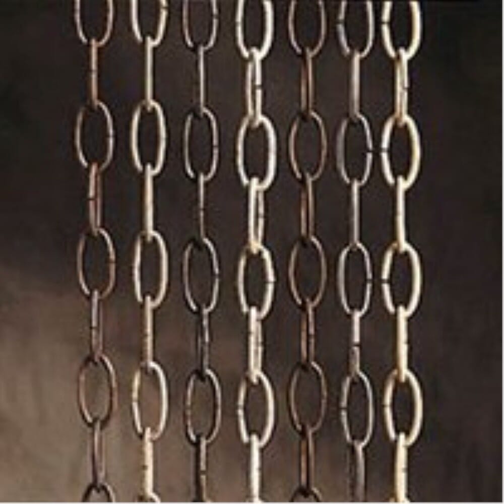 Kichler 36" Outdoor Brass Chain in Black