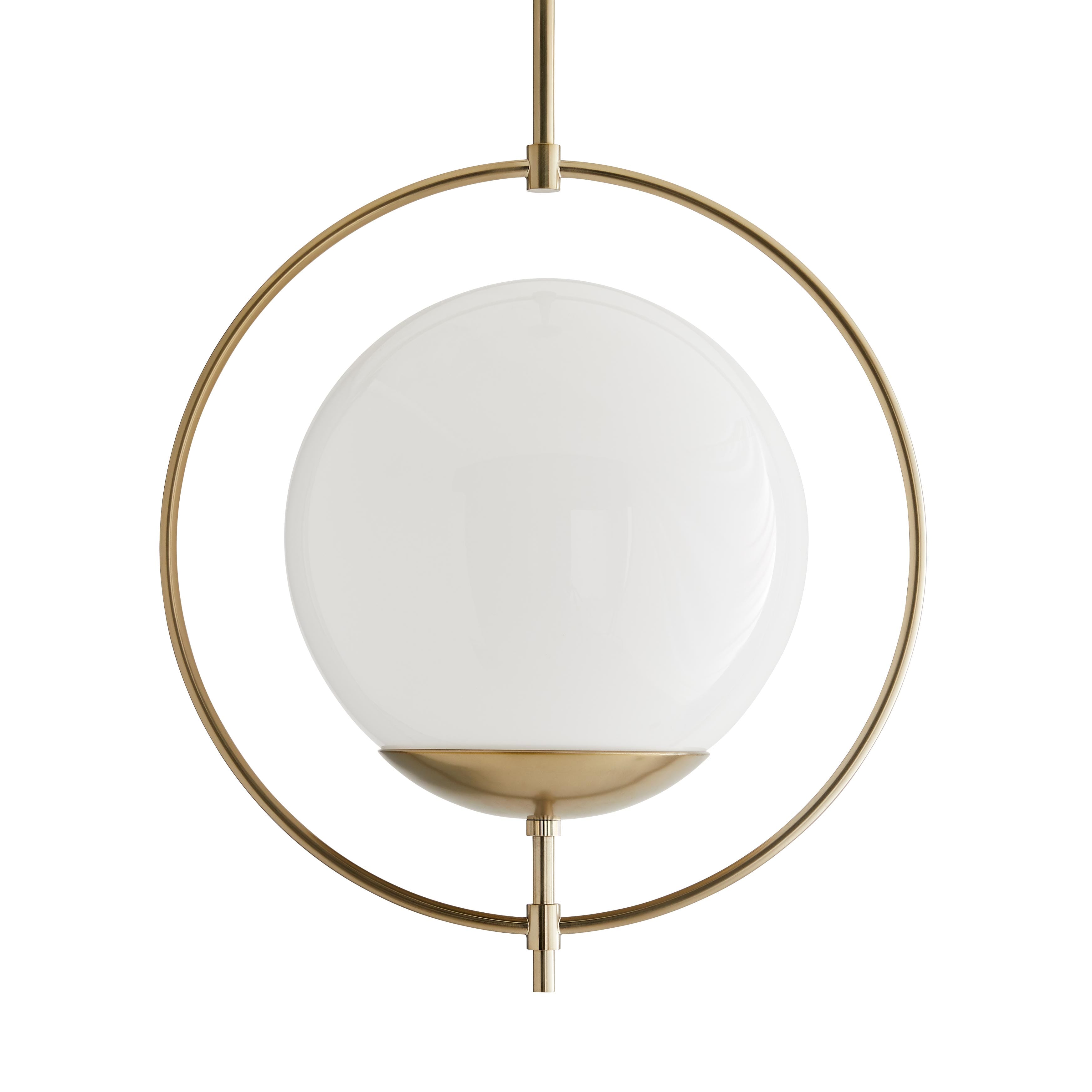 Arteriors Volta Pendant Light in Pale Brass