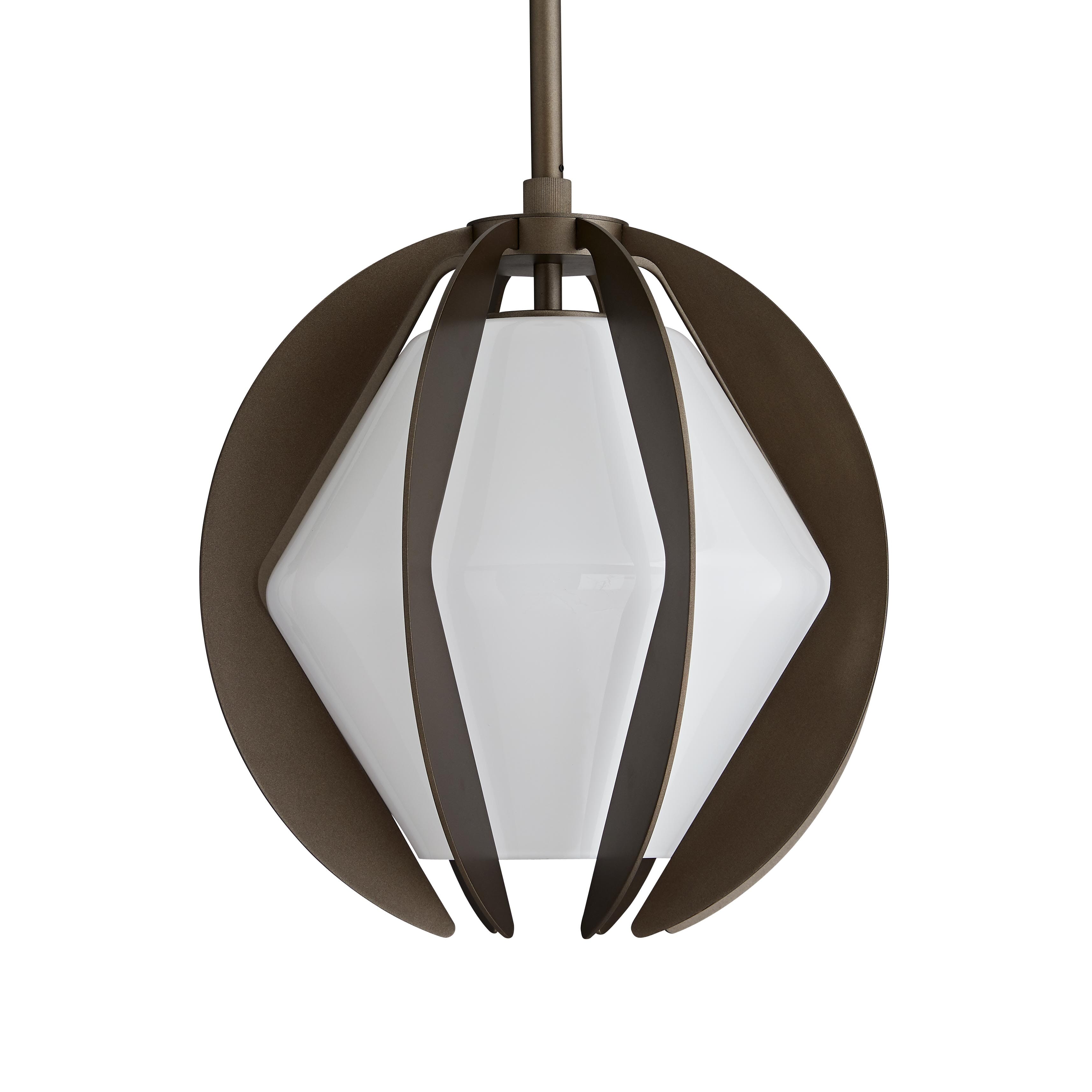 Arteriors Puzol Outdoor Pendant Light in Aged Brass