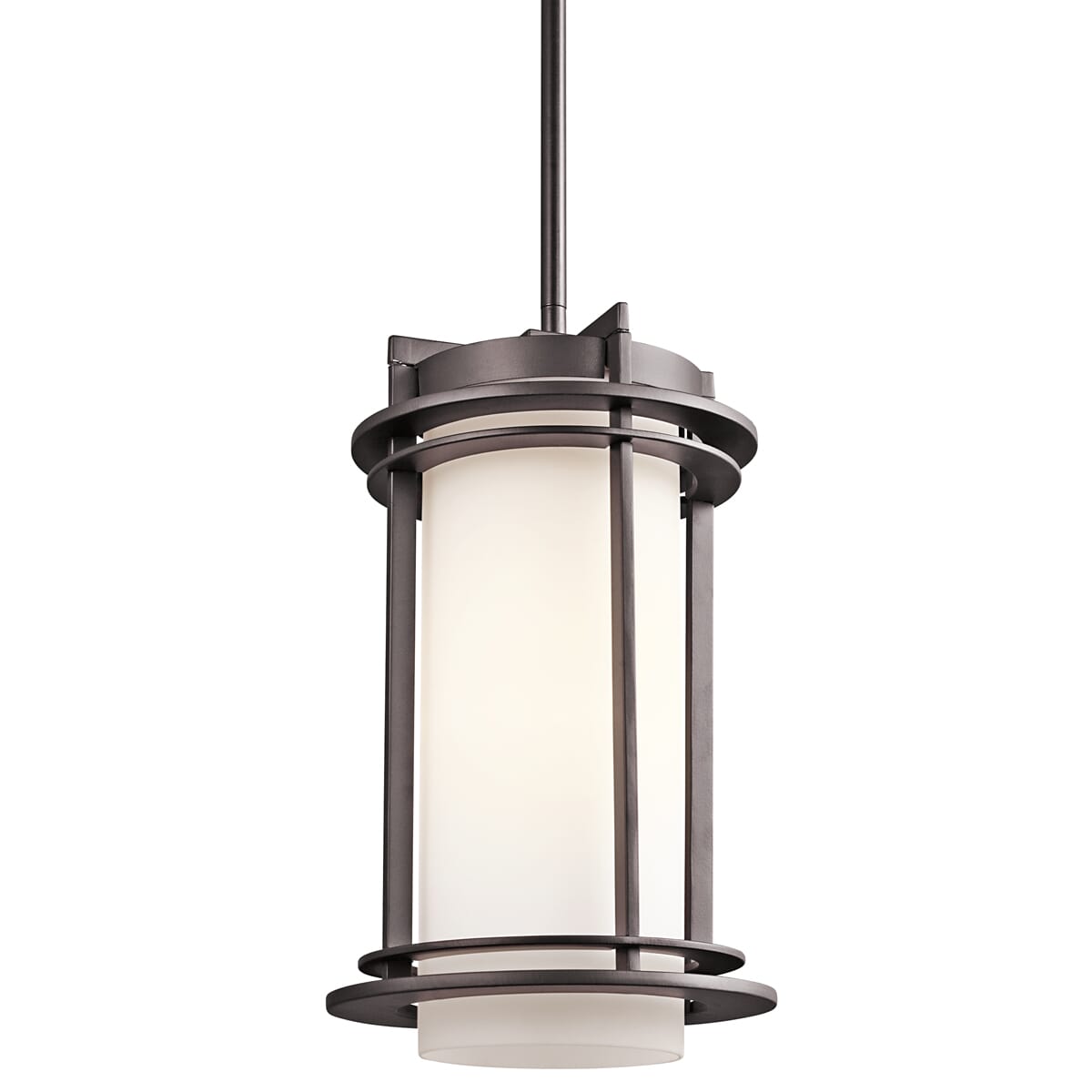 Kichler Pacific Edge 1-Light 8" Outdoor Hanging Pendant in Bronze