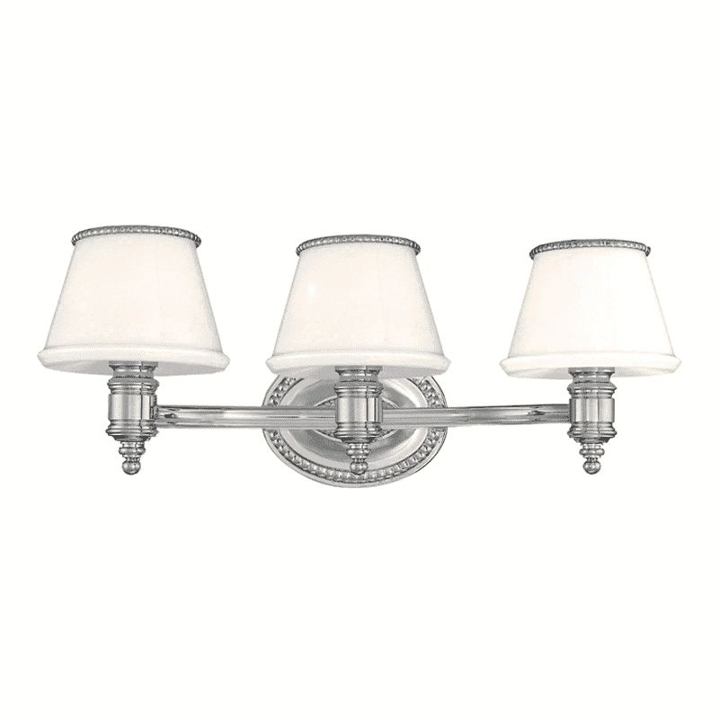 Hudson Valley Richmond 3-Light 24" Bathroom Vanity Light in Polished Nickel