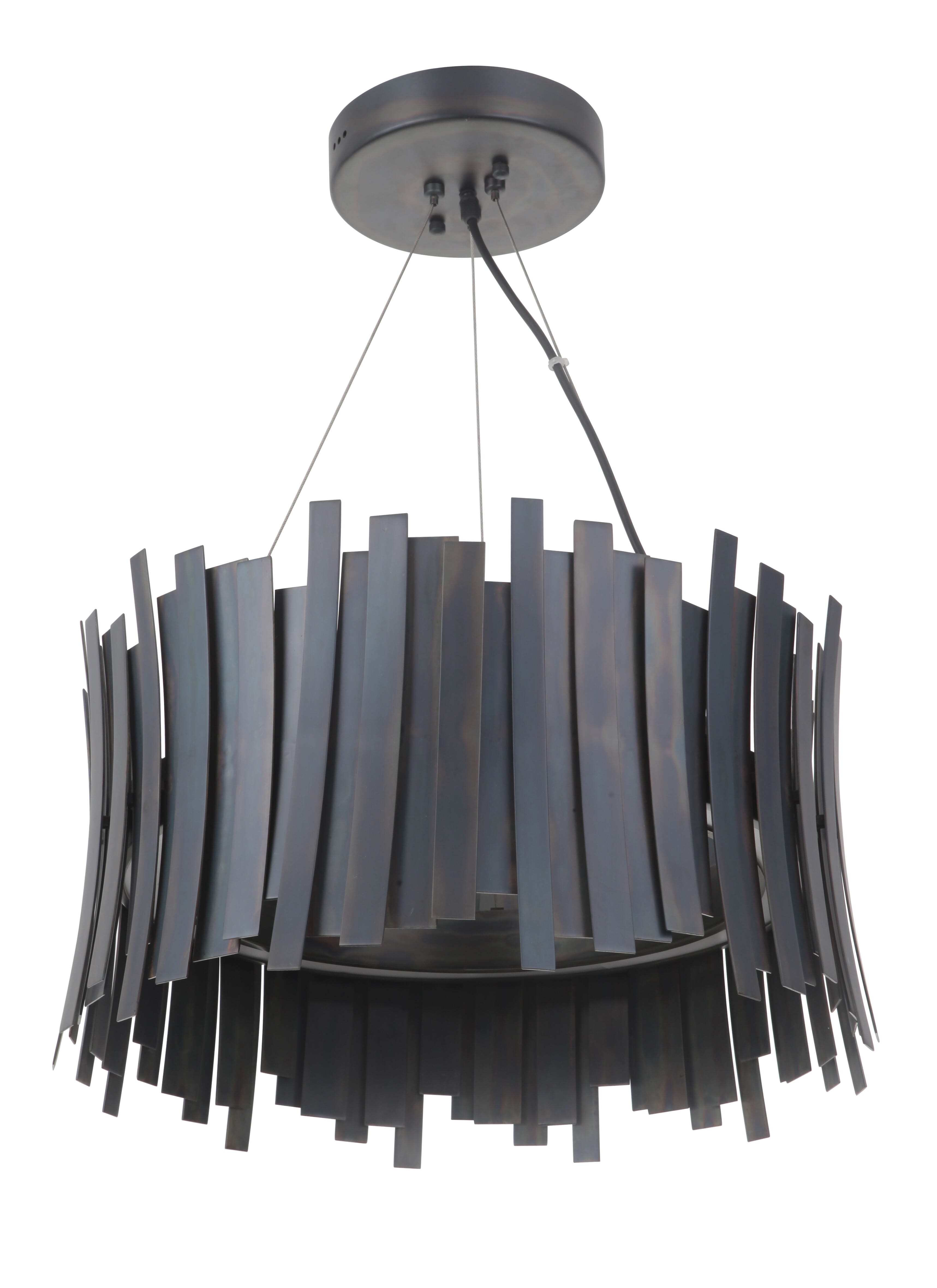 Craftmade Bastion 21" Pendant Light in Fired Steel