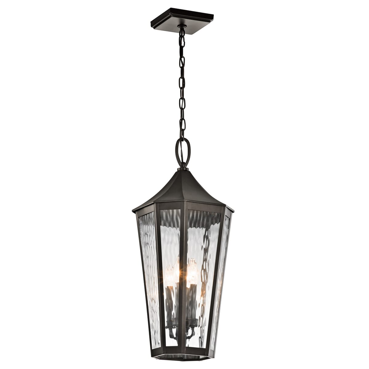 Kichler Rochdale 4-Light Outdoor Hanging Pendant in Olde Bronze