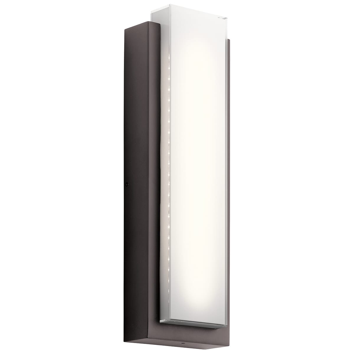 Kichler Dahlia 2-Light LED Large Outdoor Wall in Architectural Bronze