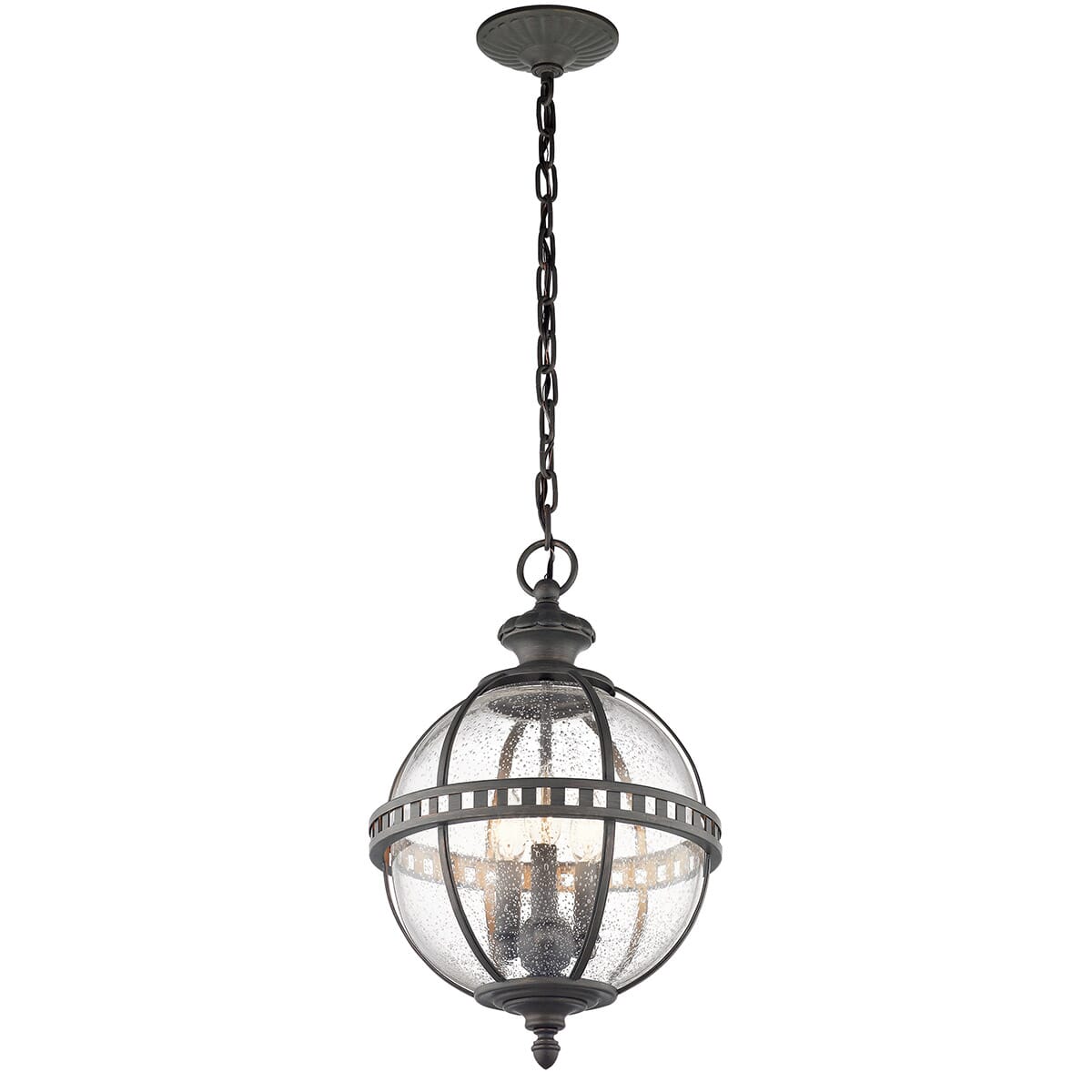 Kichler Halleron 3-Light Outdoor Hanging Pendant in Londonderry