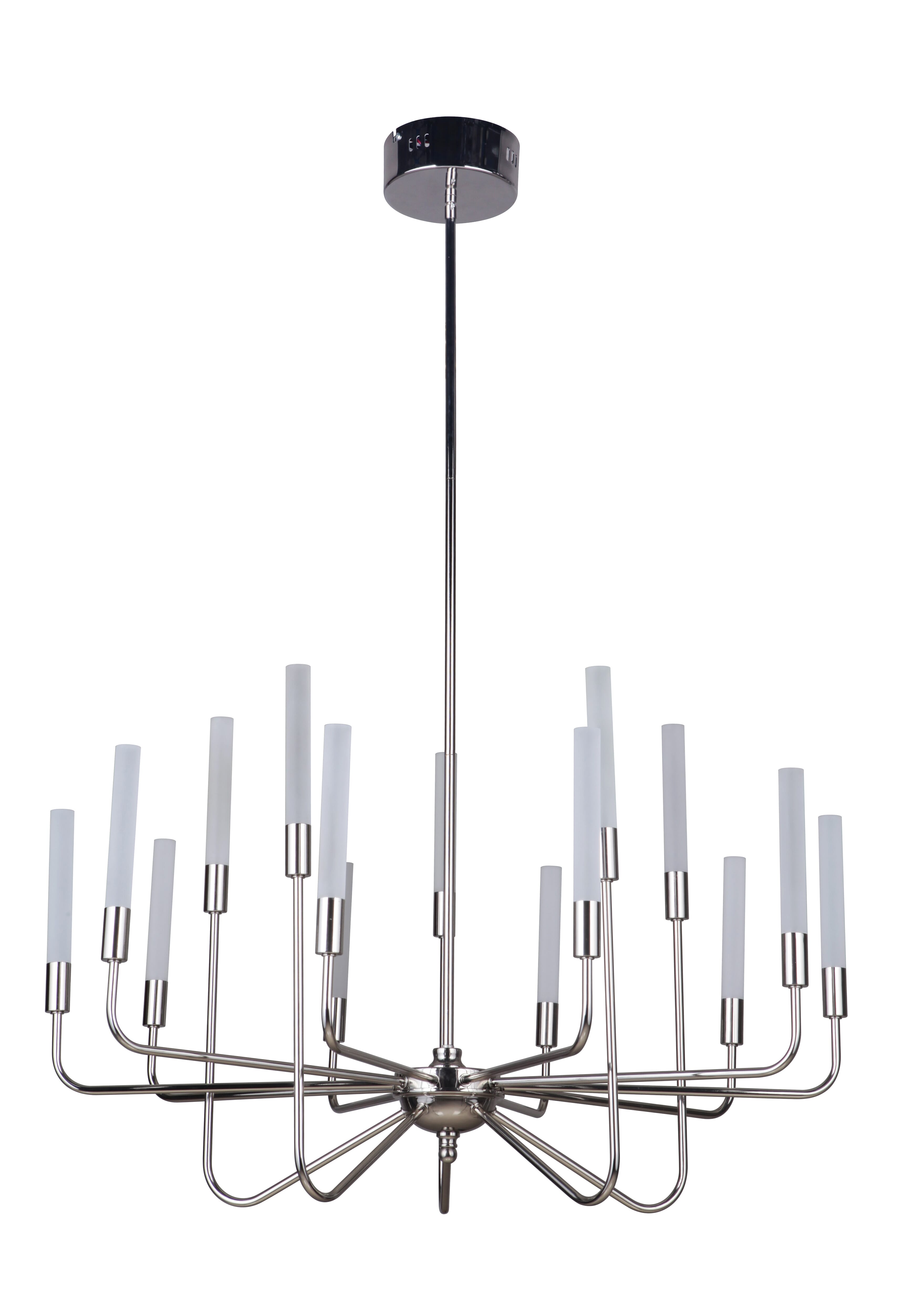 Craftmade Valdi 15-Light Traditional Chandelier in Polished Nickel